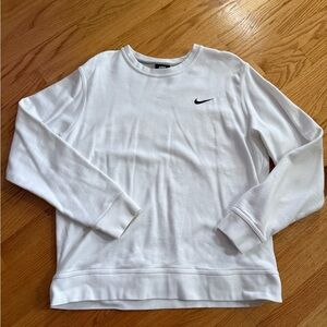 Nike Men's Classic White Crewneck Sweater